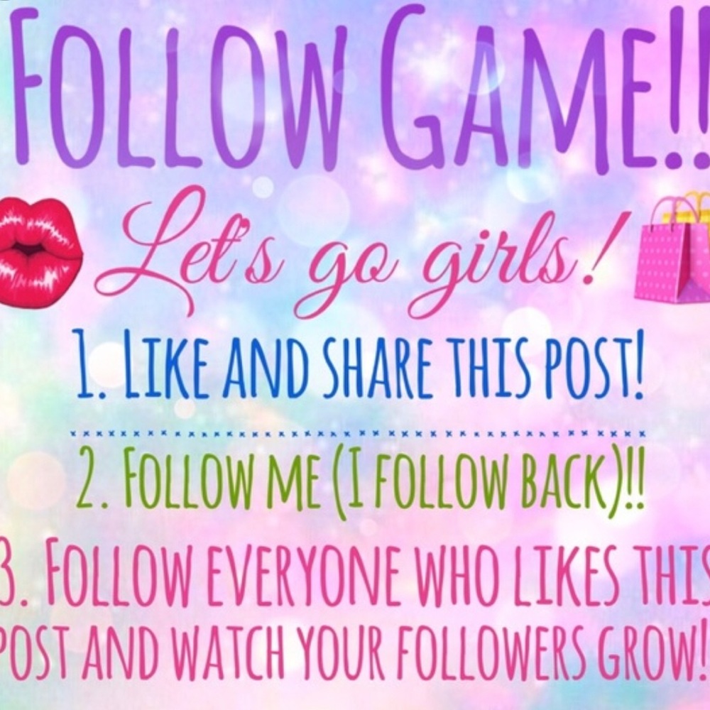 ❤️ Follow game ❤️